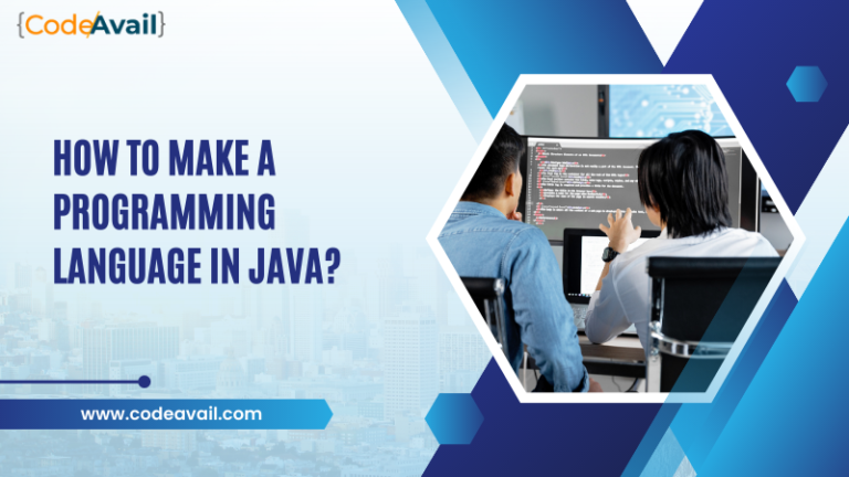 How to Make a Programming Language in Java?