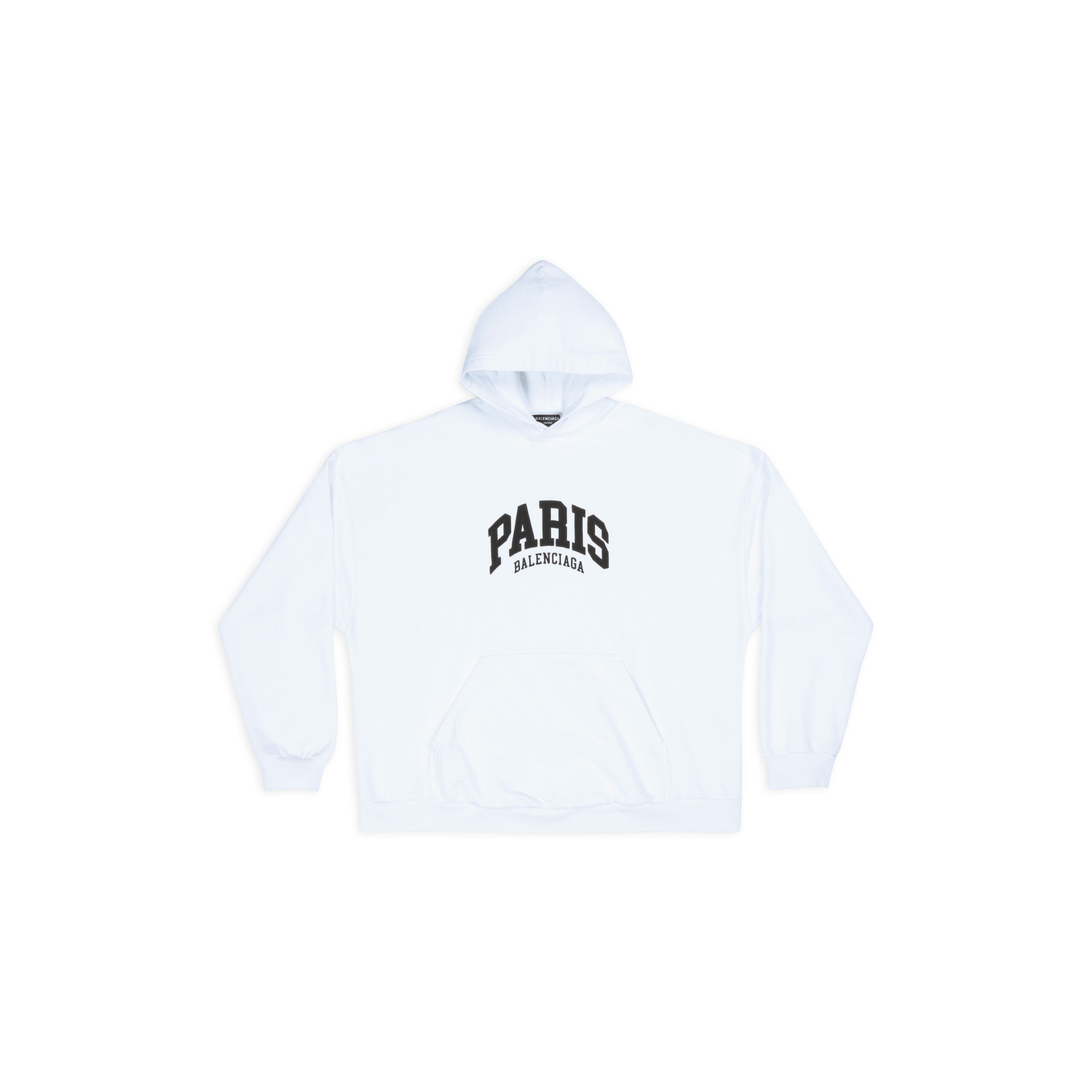 CITIES PARIS WHITE WIDE HOODIE