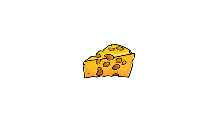 How to Draw A Cheese Easily Step Drawing Step