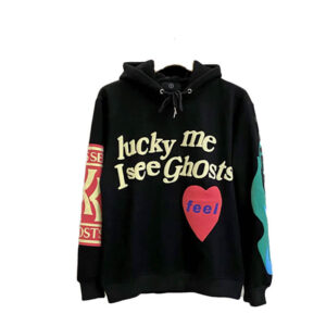 Shop exclusive Kanye West Lucky Me I See Ghost Hoodie From the album of Kids See Ghosts merch. (Real Hoodie, Sweatshirt, T shirt). Fast Free Shipping.