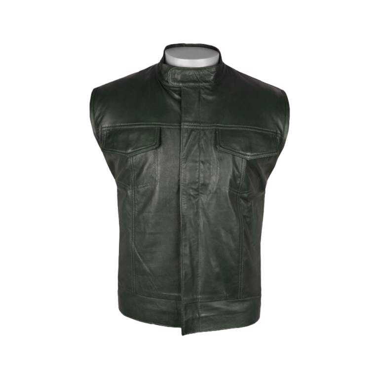 The Latest Zipper Leather Biker Vest: A Timeless Icon of Rebellion and Style