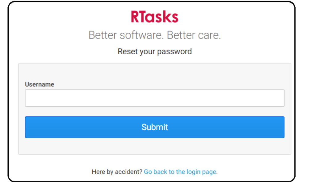 RTasks login