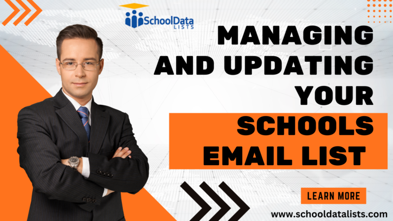 Managing and Updating Your Schools Email List