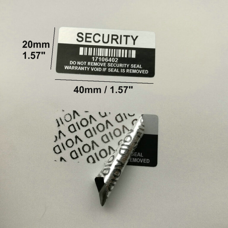 The Power of Security Stickers, Labels, and Seal Stickers