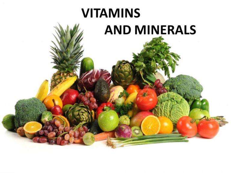 The Complete Guide to Vitamins and Minerals