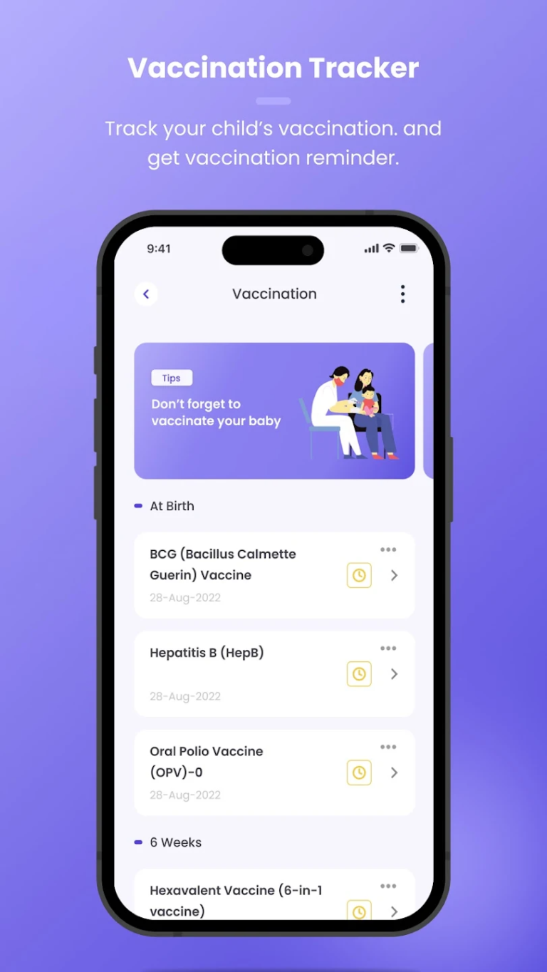 Monitoring child development is easier with baby growth tracker app