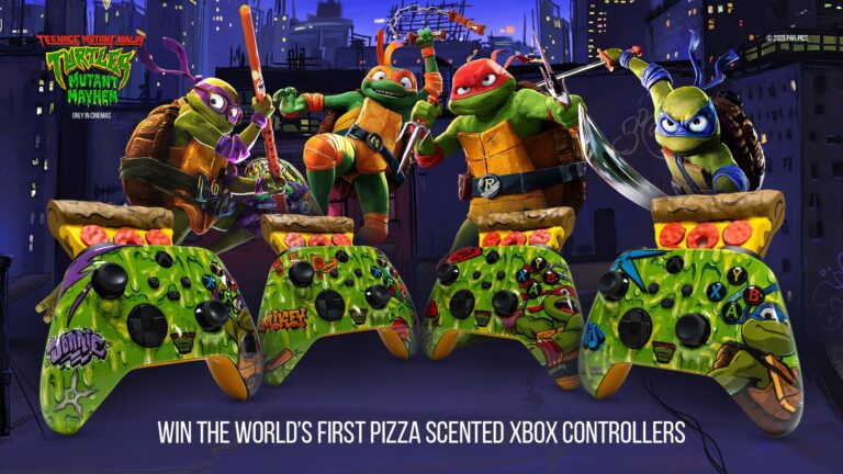 Pizza-scented Xbox controllers from Microsoft before Ninja Turtles