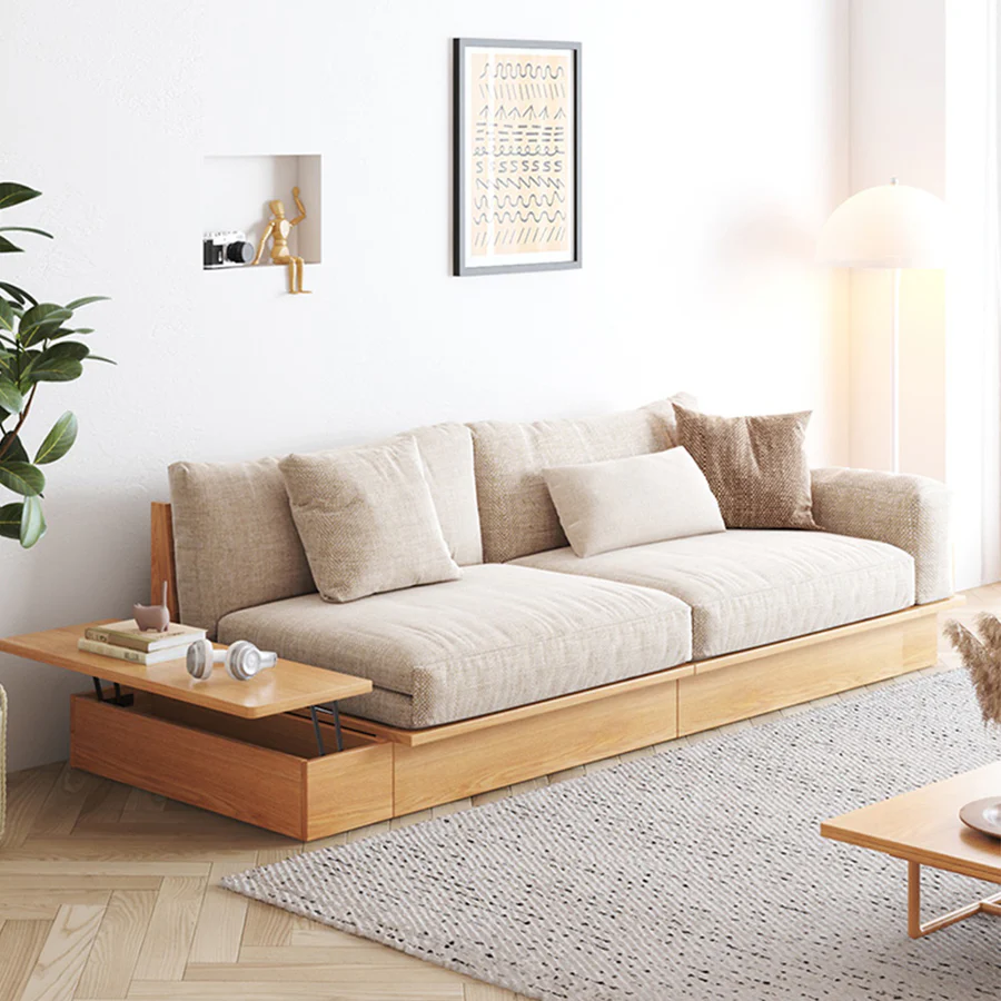 solid wood sofa bed